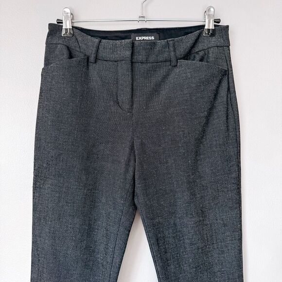 Express Grey Mid Rise Skinny Pant Size 2 - Picture 3 of 8